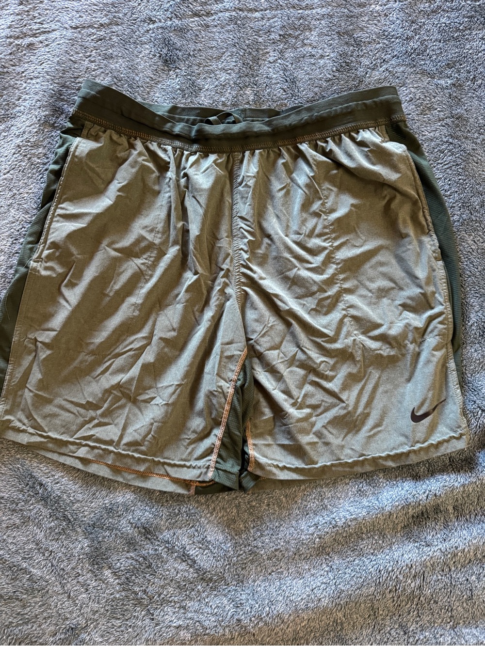 Nike Men’s Olive Athletic Training Shorts